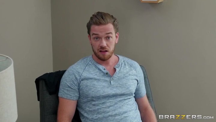 Beautiful  blonde mommy  cherie deville gave a blowjob to her son s friend  before she got fucked